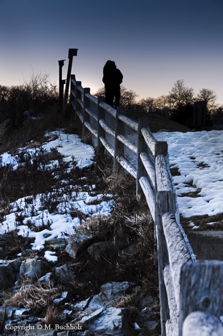 Winter Sunset; Portland, Maine