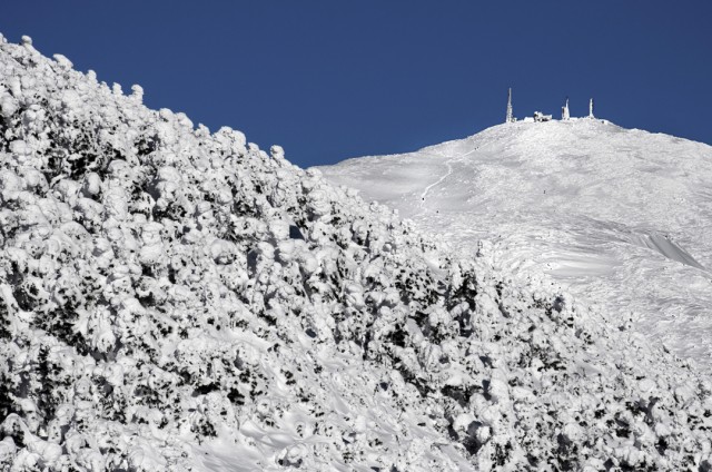 Mt. Washington's Snow Covered Summit