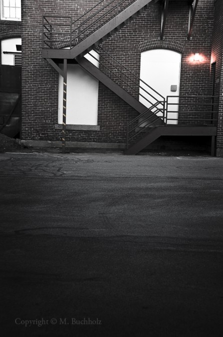 Fire Staircase; Mill, Manchester, NH