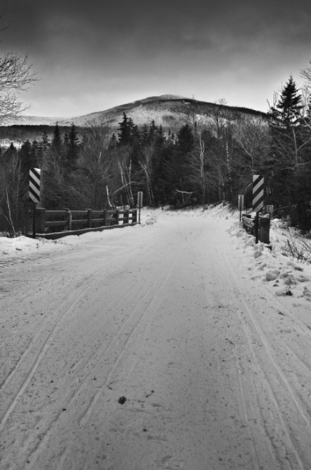 Zealand Road in Winter; Mt. Hale