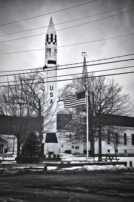 NASA Monument in Rural NH