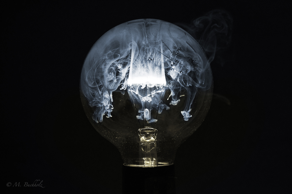 Burning Light Bulb Filaments Beautiful Photography