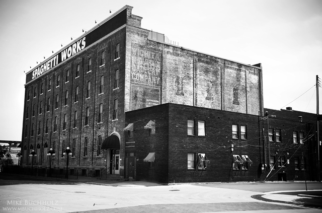 Spaghetti Works Warehouse; E. William Street, Wichita, Kansas