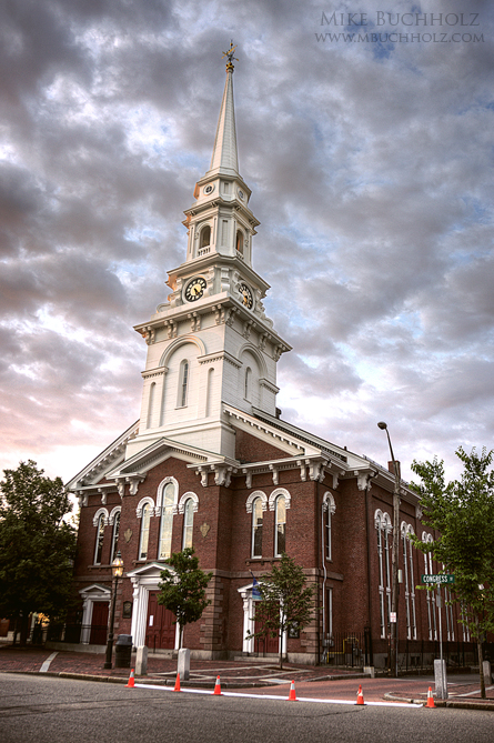 Sunrise, North Church; Portsmouth, New Hampshire