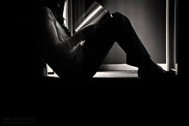 While The World Sleeps; Reading, Portrait