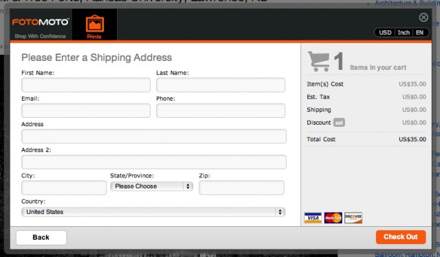 Step 4: Enter shipping address