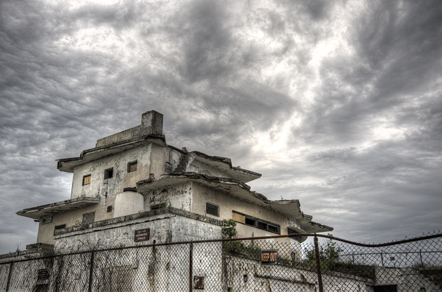 Keep Out; Abandoned Fort, New Castle, New Hampshire