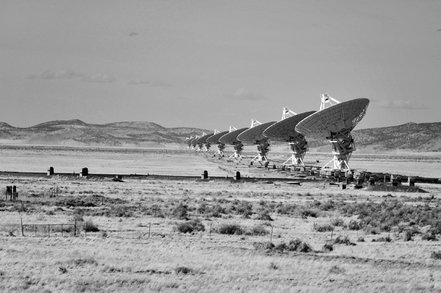 Antenna Row; Very Large Array, Socorro County, NM