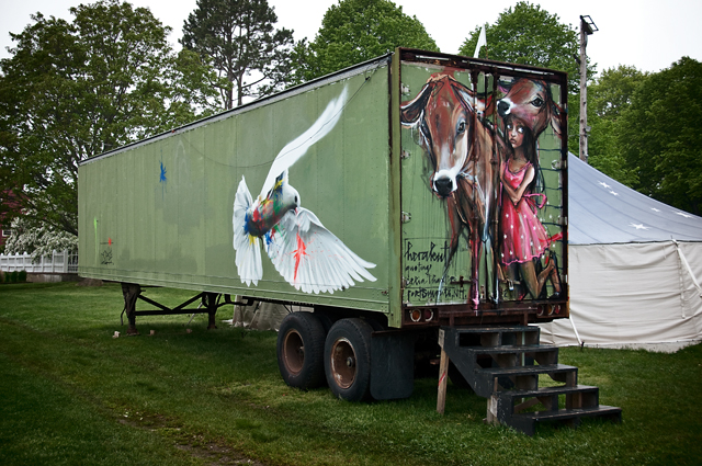 Street Art, Herakut; Prescott Art Festival, Portsmouth, NH