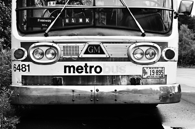 Antique DC Metro Bus, Maine