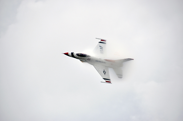 Vapor Cone, US Thunderbirds at the 2011 Boston-Portsmouth Air Show; Portsmouth, NH