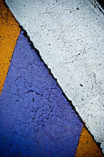 School Colors; Speed-bumps, James Madison University, Harrisonburg, VA