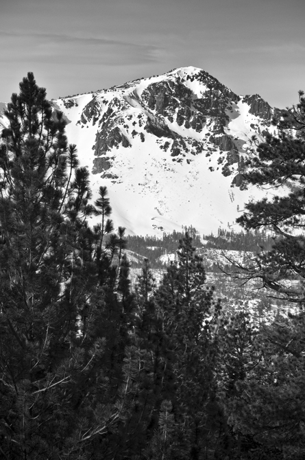 Tallac Mountain, Winter; South Lake Tahoe, CA