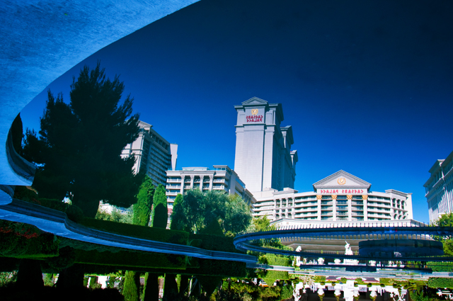 Reflections on Caesar's Palace; Las Vegas, NV