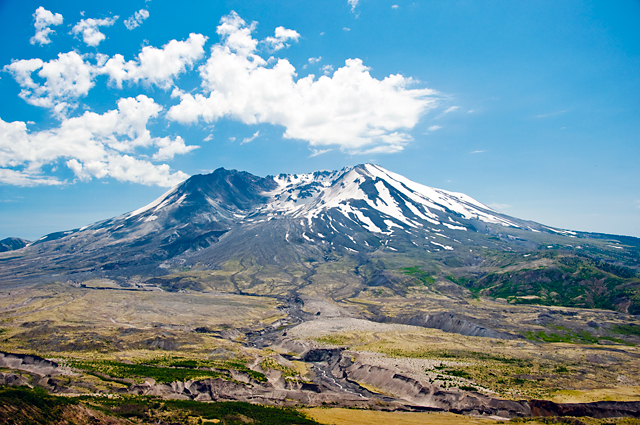 Flow Deposits; Mount St. Helens, Washington