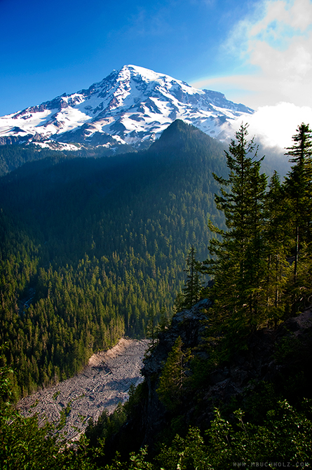 A Valley Sunrise; Mt. Rainier; Washington