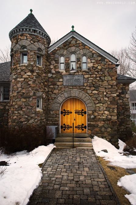 Walkway, Ogunquit Memorial Library; Ogunquit, Maine