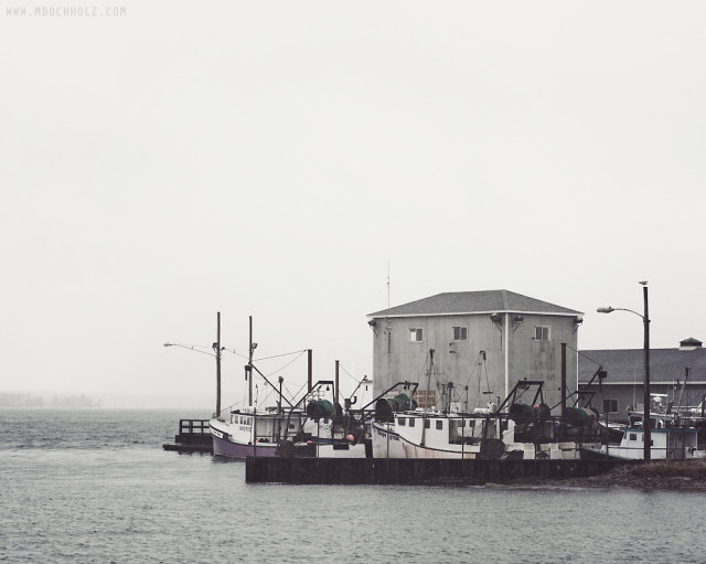 Waiting for Clear Skies, Marina; Seabrook, NH