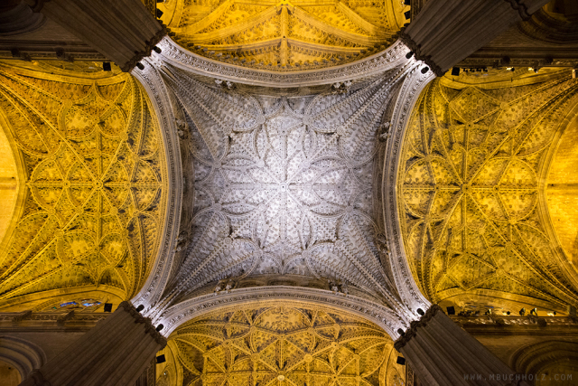 The Patterns Above; Seville Cathedral, Andalucia, Spain