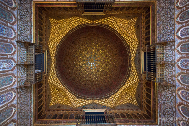 Above the Hall of the Half Orange, Alcázar; Sevilla, Spain