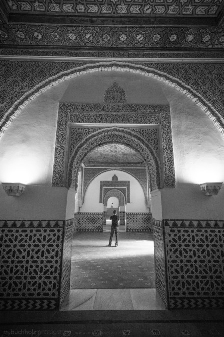 Standing Alone, Hallways of Alcázar; Sevilla, Spain