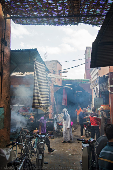 Bustle of the Medina; Marrakech, Morocco