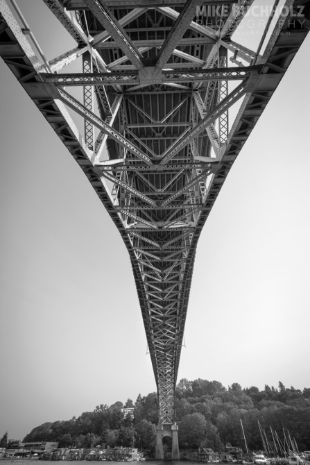 Beneath the George Washington Memorial Bridge; Seattle, WA