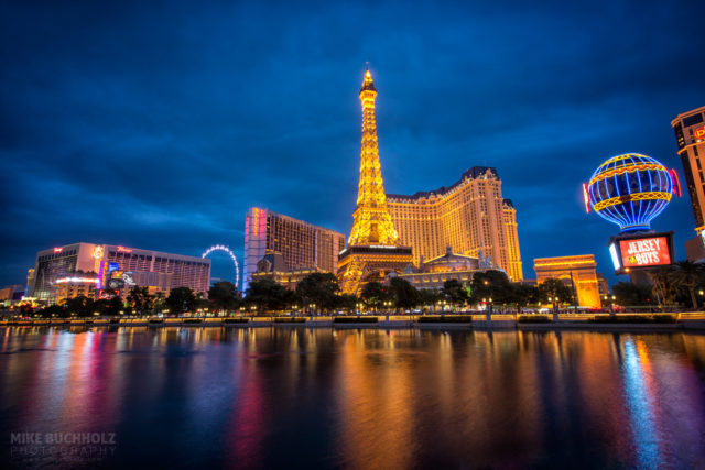 View from the Fountains; Las Vegas, Nevada