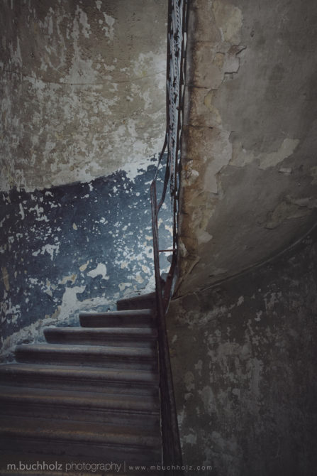 An Old Stairwell; Budapest, Hungary