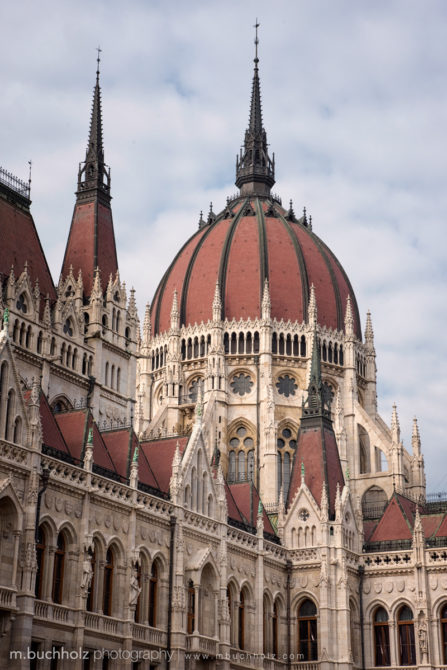 The Dome of Parliament; Budapest, Hungary