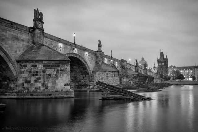 Under the Charles Bridge; Prague, Czech Republic