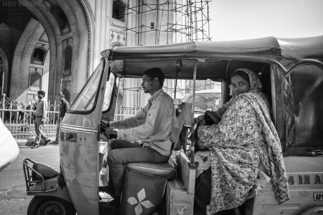 Traveling Through Charminar; Hyderabad, India