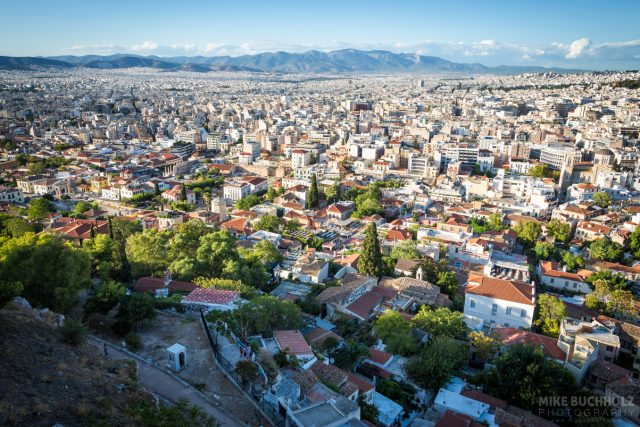 A Greek Skyline; Athens, Greece