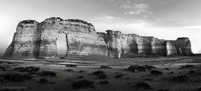 Monument Rocks National Natural Landmark; Grinnell, KS