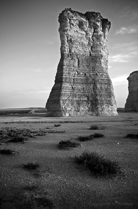 Monument Rocks National Natural Landmark; Grinnell, KS