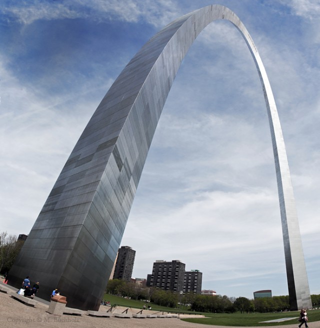 Gateway Arch Fisheye; St. Louis, Missouri