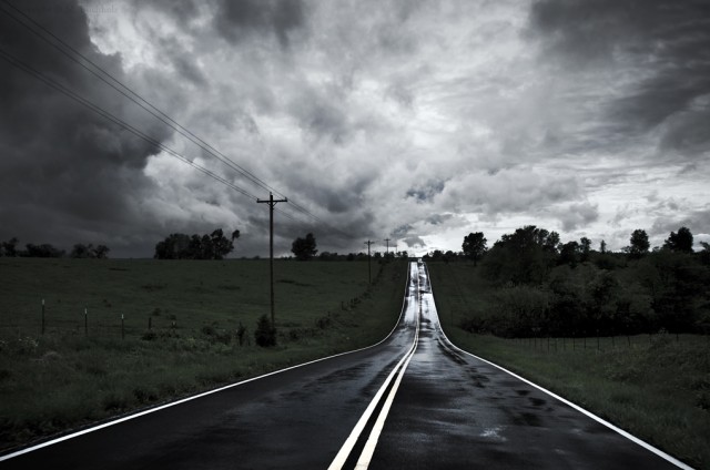 Storm clouds near Springfield, Missouri