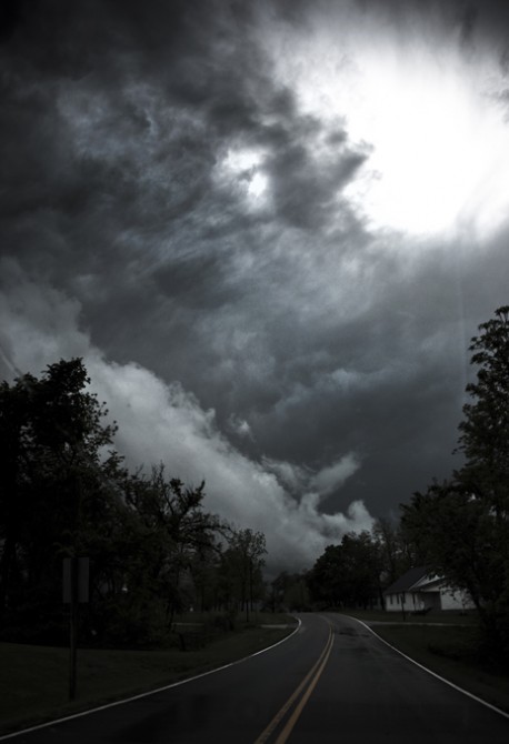 Storm clouds near Springfield, Missouri