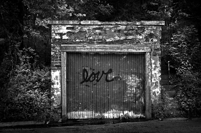 Love, Garage Graffiti; Kansas University, Lawrence, KS