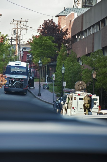 SWAT Team Armored Vehicle; Portsmouth, NH