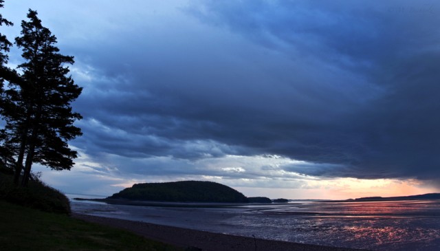 Sunset; Five Islands, NS