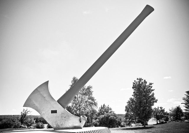 World's Largest Ax; New Brunswick