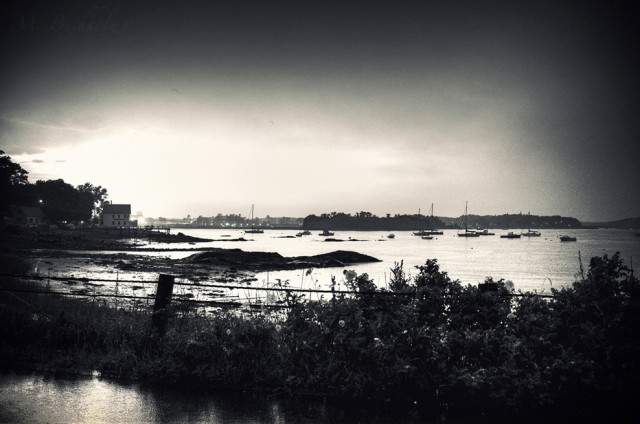 Portsmouth Harbor in Storm