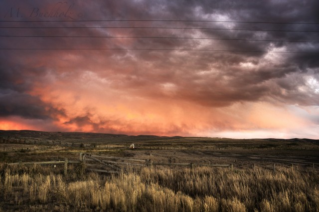 Storm Passing Through Wyoming